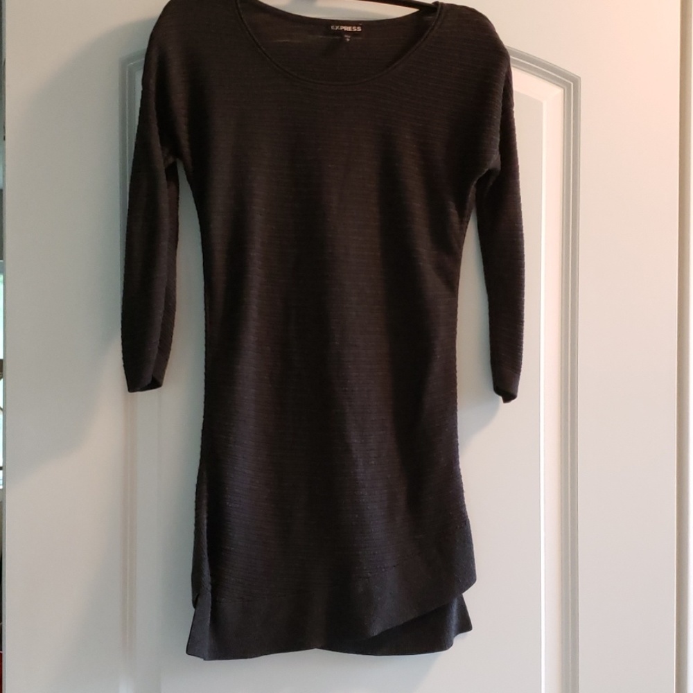 Express gray tunic